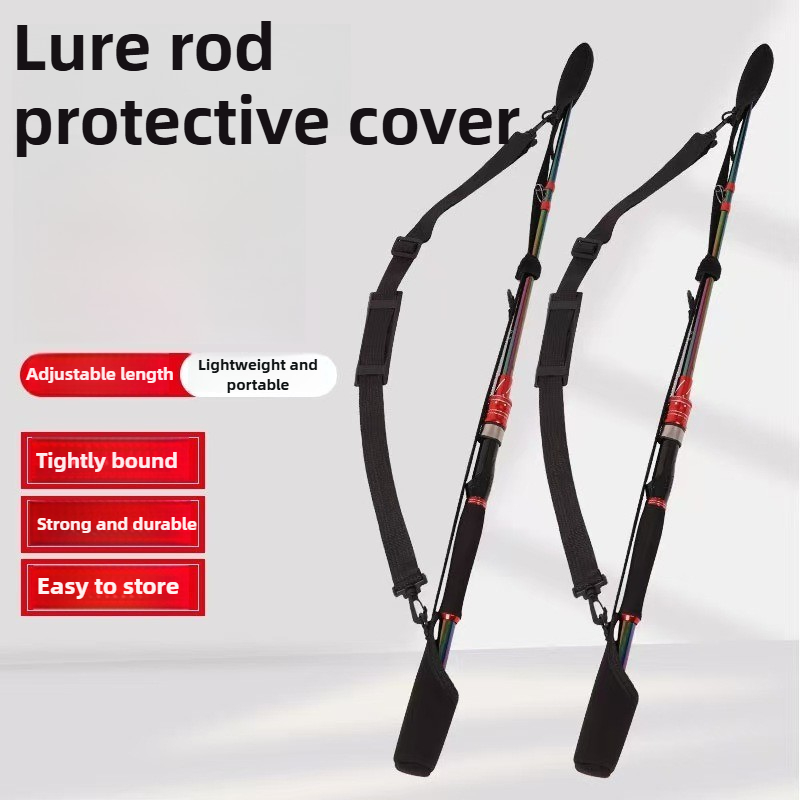 Fishing Rod Combo - Borsa portaoggetti regolabile per canna da