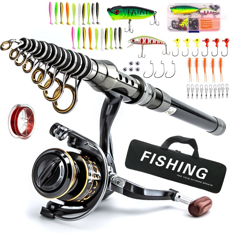 Fishing Rod Carbon Fiber - Canna da Pesca Telescopica in Fibra