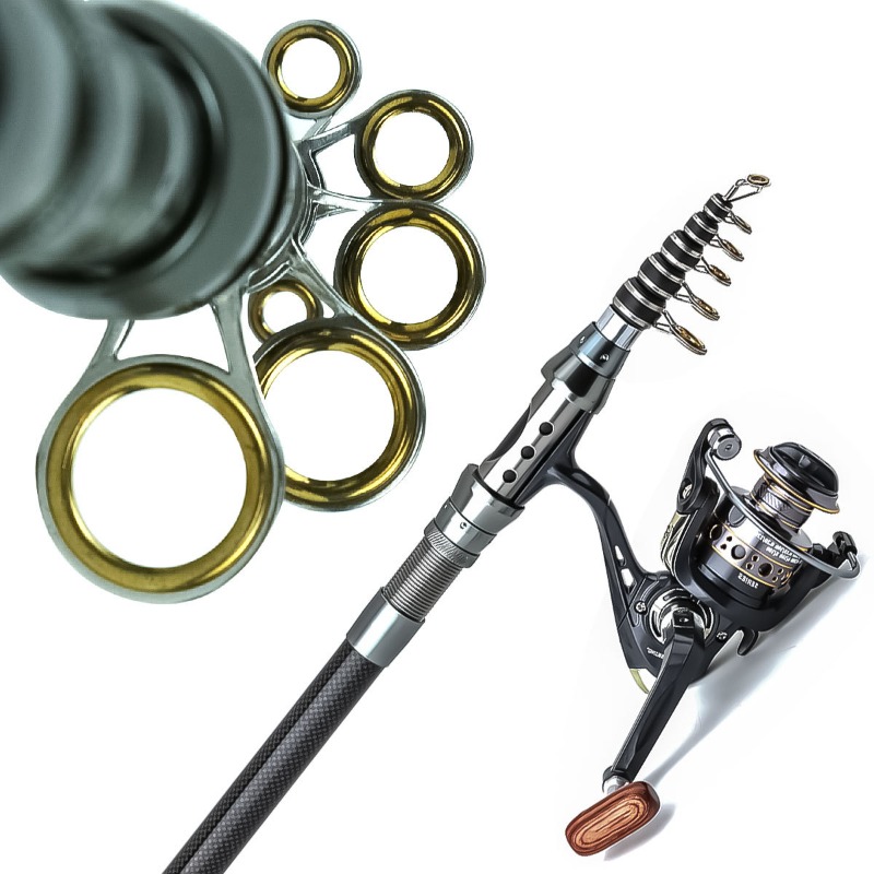 Canna da Pesca Telescopica in  - Fishing Rod Carbon Fiber recensione e prezzo